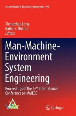 Man-Machine-Environment System Engineering: Proceedings of the 16th International Conference on MMESE - cover