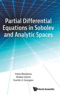 Partial Differential Equations In Sobolev And Analytic Spaces - Aissa Boukarou,Khaled Zennir,Svetlin G Georgiev - cover