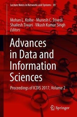 Advances in Data and Information Sciences: Proceedings of ICDIS 2017, Volume 2 - cover