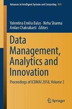 Data Management, Analytics and Innovation: Proceedings of ICDMAI 2018, Volume 2