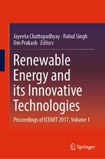 Renewable Energy and its Innovative Technologies