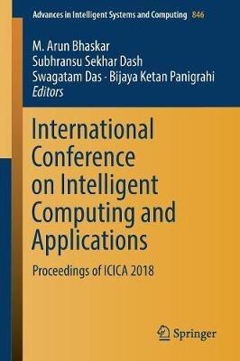 International Conference on Intelligent Computing and Applications: Proceedings of ICICA 2018 - cover