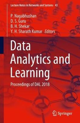 Data Analytics and Learning: Proceedings of DAL 2018 - cover