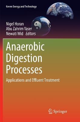 Anaerobic Digestion Processes: Applications and Effluent Treatment - cover