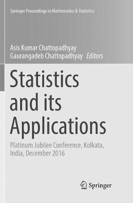 Statistics and its Applications: Platinum Jubilee Conference, Kolkata, India, December 2016 - cover
