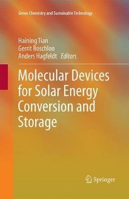 Molecular Devices for Solar Energy Conversion and Storage - cover