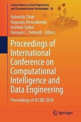 Proceedings of International Conference on Computational Intelligence and Data Engineering: Proceedings of ICCIDE 2018 - cover