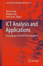 ICT Analysis and Applications: Proceedings of ICT4SD 2019, Volume 2