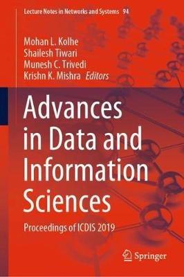 Advances in Data and Information Sciences: Proceedings of ICDIS 2019 - cover