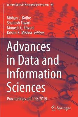Advances in Data and Information Sciences: Proceedings of ICDIS 2019 - cover