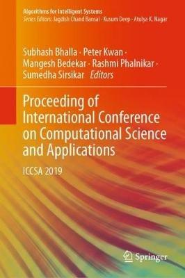 Proceeding of International Conference on Computational Science and Applications: ICCSA 2019 - cover