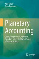 Planetary Accounting: Quantifying How to Live Within Planetary Limits at Different Scales of Human Activity