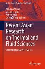 Recent Asian Research on Thermal and Fluid Sciences