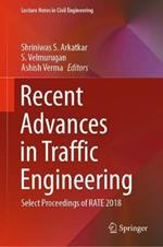 Recent Advances in Traffic Engineering: Select Proceedings of RATE 2018