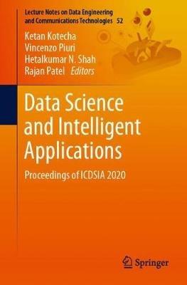 Data Science and Intelligent Applications: Proceedings of ICDSIA 2020 - cover