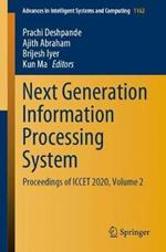 Next Generation Information Processing System: Proceedings of ICCET 2020, Volume 2