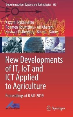 New Developments of IT, IoT and ICT Applied to Agriculture: Proceedings of ICAIT 2019 - cover