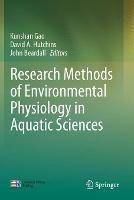 Research Methods of Environmental Physiology in Aquatic Sciences - cover