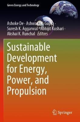 Sustainable Development for Energy, Power, and Propulsion - cover