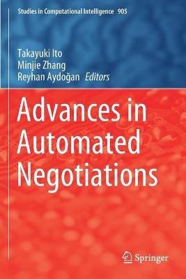 Advances in Automated Negotiations - cover