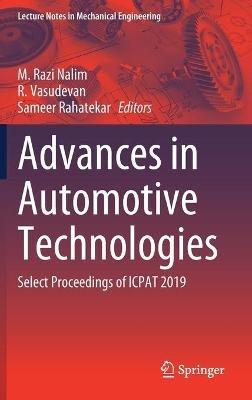 Advances in Automotive Technologies: Select Proceedings of ICPAT 2019 - cover
