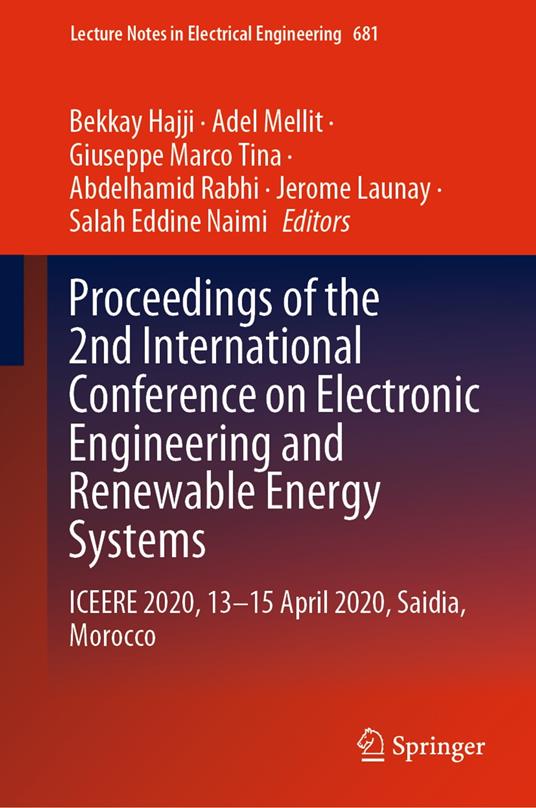 Proceedings of the 2nd International Conference on Electronic Engineering and Renewable Energy Systems