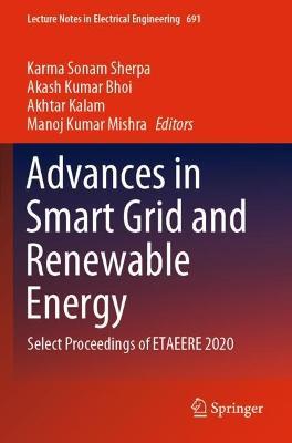 Advances in Smart Grid and Renewable Energy: Select Proceedings of ETAEERE 2020 - cover
