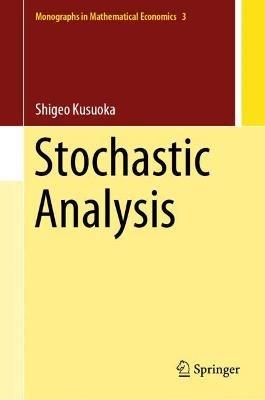 Stochastic Analysis - Shigeo Kusuoka - cover