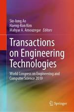 Transactions on Engineering Technologies: World Congress on Engineering and Computer Science 2019