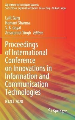 Proceedings of International Conference on Innovations in Information and Communication Technologies: ICI2CT 2020 - cover
