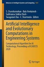 Artificial Intelligence and Evolutionary Computations in Engineering Systems: Computational Algorithm for AI Technology, Proceedings of ICAIECES 2020