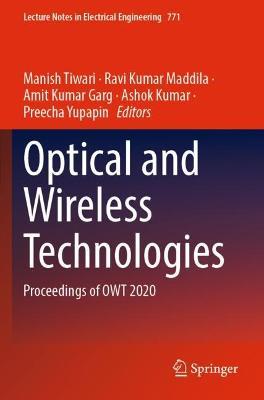 Optical and Wireless Technologies: Proceedings of OWT 2020 - cover