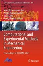 Computational and Experimental Methods in Mechanical Engineering: Proceedings of ICCEMME 2021