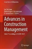 Advances in Construction Management: Select Proceedings of ACMM 2021 - cover
