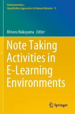 Note Taking Activities in E-Learning Environments - cover