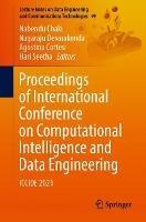 Proceedings of International Conference on Computational Intelligence and Data Engineering: ICCIDE 2021 - cover