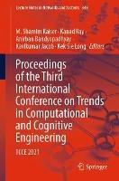 Proceedings of the Third International Conference on Trends in Computational and Cognitive Engineering: TCCE 2021 - cover