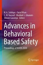 Advances in Behavioral Based Safety: Proceedings of HSFEA 2020