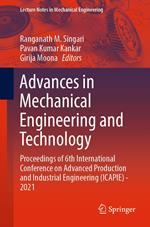 Advances in Mechanical Engineering and Technology