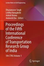 Proceedings of the Fifth International Conference of Transportation Research Group of India