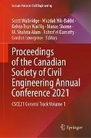 Proceedings of the Canadian Society of Civil Engineering Annual Conference 2021: CSCE21 General Track Volume 1 - cover