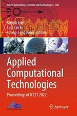 Applied Computational Technologies: Proceedings of ICCET 2022