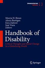 Handbook of Disability