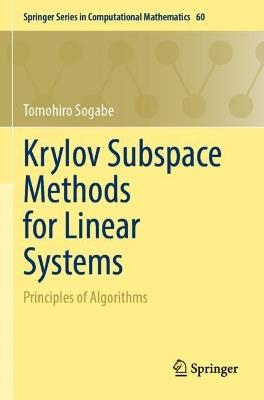 Krylov Subspace Methods for Linear Systems: Principles of Algorithms - Tomohiro Sogabe - cover