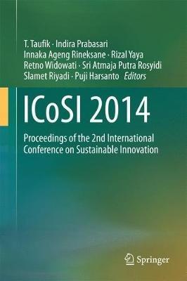ICoSI 2014: Proceedings of the 2nd International Conference on Sustainable Innovation - cover