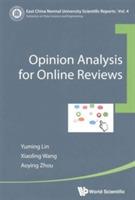 Opinion Analysis For Online Reviews - Yuming Lin,Xiaoling Wang,Aoying Zhou - cover