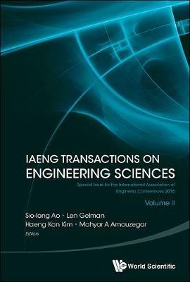 Iaeng Transactions On Engineering Sciences: Special Issue For The International Association Of Engineers Conferences 2016 (Volume Ii) - cover
