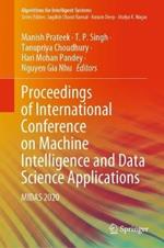 Proceedings of International Conference on Machine Intelligence and Data Science Applications: MIDAS 2020
