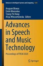 Advances in Speech and Music Technology: Proceedings of FRSM 2020