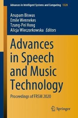 Advances in Speech and Music Technology: Proceedings of FRSM 2020 - cover